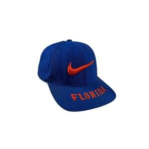 VTG Nike Florida Gators Big Swoosh Snapback Hat Team Sports Cap OSFA Wool Blend